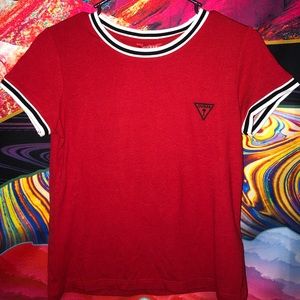 Red (GUESS) top